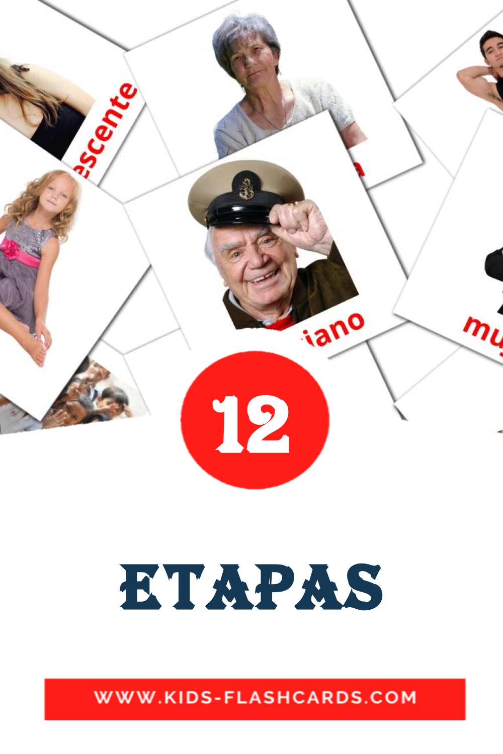 12 Etapas Picture Cards for Kindergarden in spanish