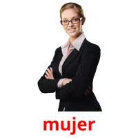 mujer picture flashcards