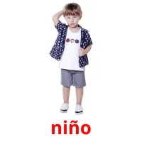 niño picture flashcards