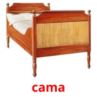 cama cartões com imagens