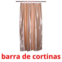 barra de cortinas cartões com imagens