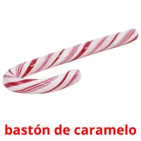 bastón de caramelo picture flashcards