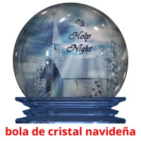 bola de cristal navideña picture flashcards