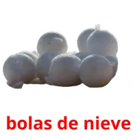 bolas de nieve picture flashcards