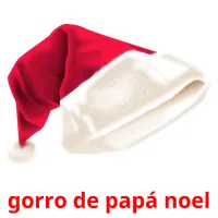 gorro de papá noel picture flashcards