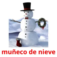 muñeco de nieve picture flashcards