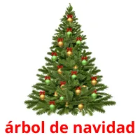 árbol de navidad picture flashcards