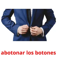 abotonar los botones flashcards illustrate