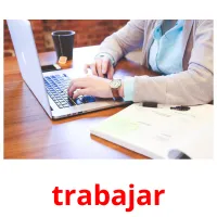 trabajar flashcards illustrate