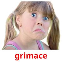 grimace picture flashcards