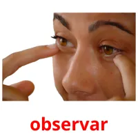 observar cartões com imagens