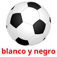 blanco y negro card for translate