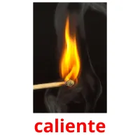 caliente Tarjetas didacticas