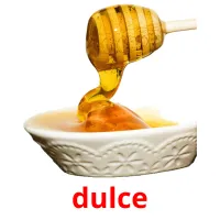 dulce Tarjetas didacticas