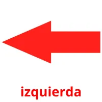 izquierda Tarjetas didacticas