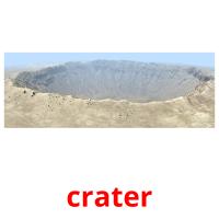 crater picture flashcards