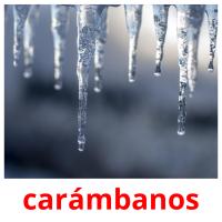 carámbanos card for translate