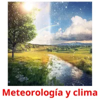 Meteorología y clima cartes flash