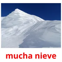 mucha nieve ansichtkaarten