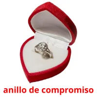 anillo de compromiso flashcards illustrate