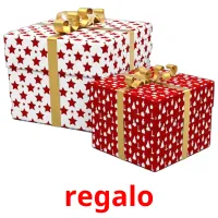 regalo flashcards illustrate