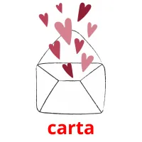 carta Tarjetas didacticas