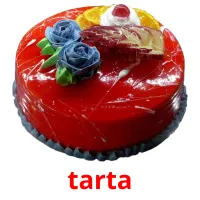 tarta Tarjetas didacticas