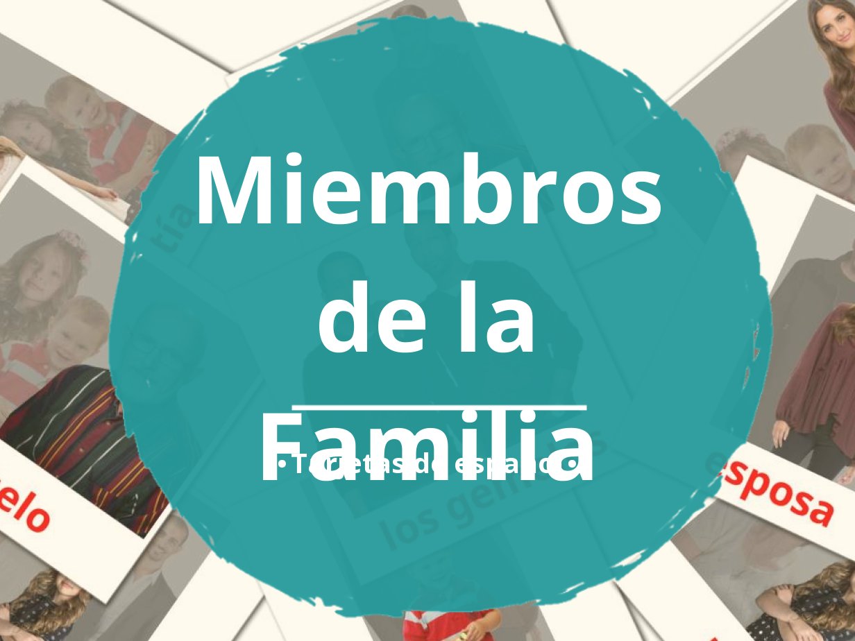 32 Tarjetas De Aprendizaje De Miembros De La Familia GRATIS En PDF ...