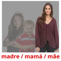 madre / mamá / mãe cartões com imagens