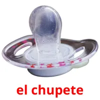 el chupete Tarjetas didacticas