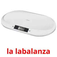 la labalanza Tarjetas didacticas