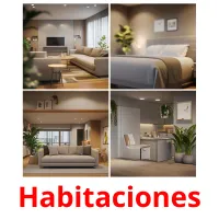 Habitaciones cartões com imagens