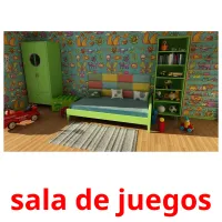 sala de juegos cartões com imagens