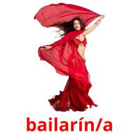 bailarín/a card for translate
