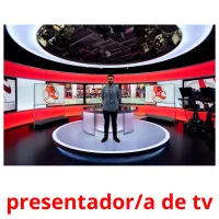 presentador/a de tv cartes flash