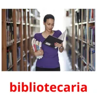 bibliotecaria cartões com imagens