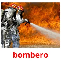 bombero cartões com imagens