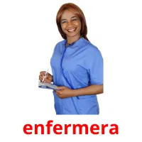 enfermera cartões com imagens