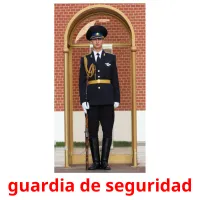 guardia de seguridad cartões com imagens