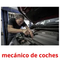 mecánico de coches cartões com imagens