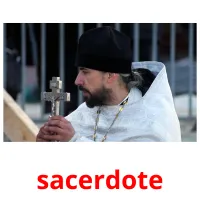 sacerdote cartões com imagens