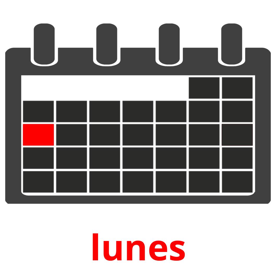 Days of the Week - Flashcards in Spanish and English, wednesday in spanish  