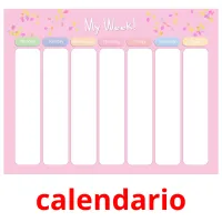 calendario cartes flash