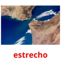 estrecho cartões com imagens