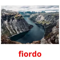 fiordo cartões com imagens