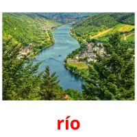 río cartões com imagens