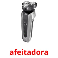 afeitadora cartões com imagens