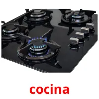 cocina cartões com imagens