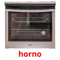 horno cartões com imagens