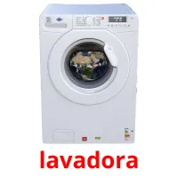 lavadora cartões com imagens